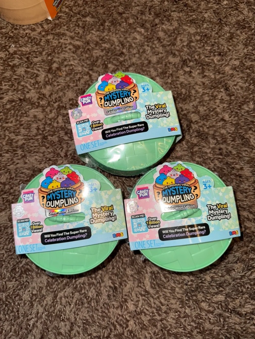 3 RMS Celebration Mystery Dumplings Sealed